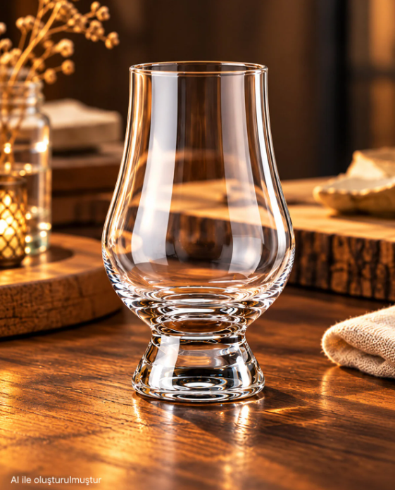 4 Adet Glencairn Tarzı Kristal Viski Bardağı – Premium Kokusuz Tadım Bardağı Degüstasyon Kadehi