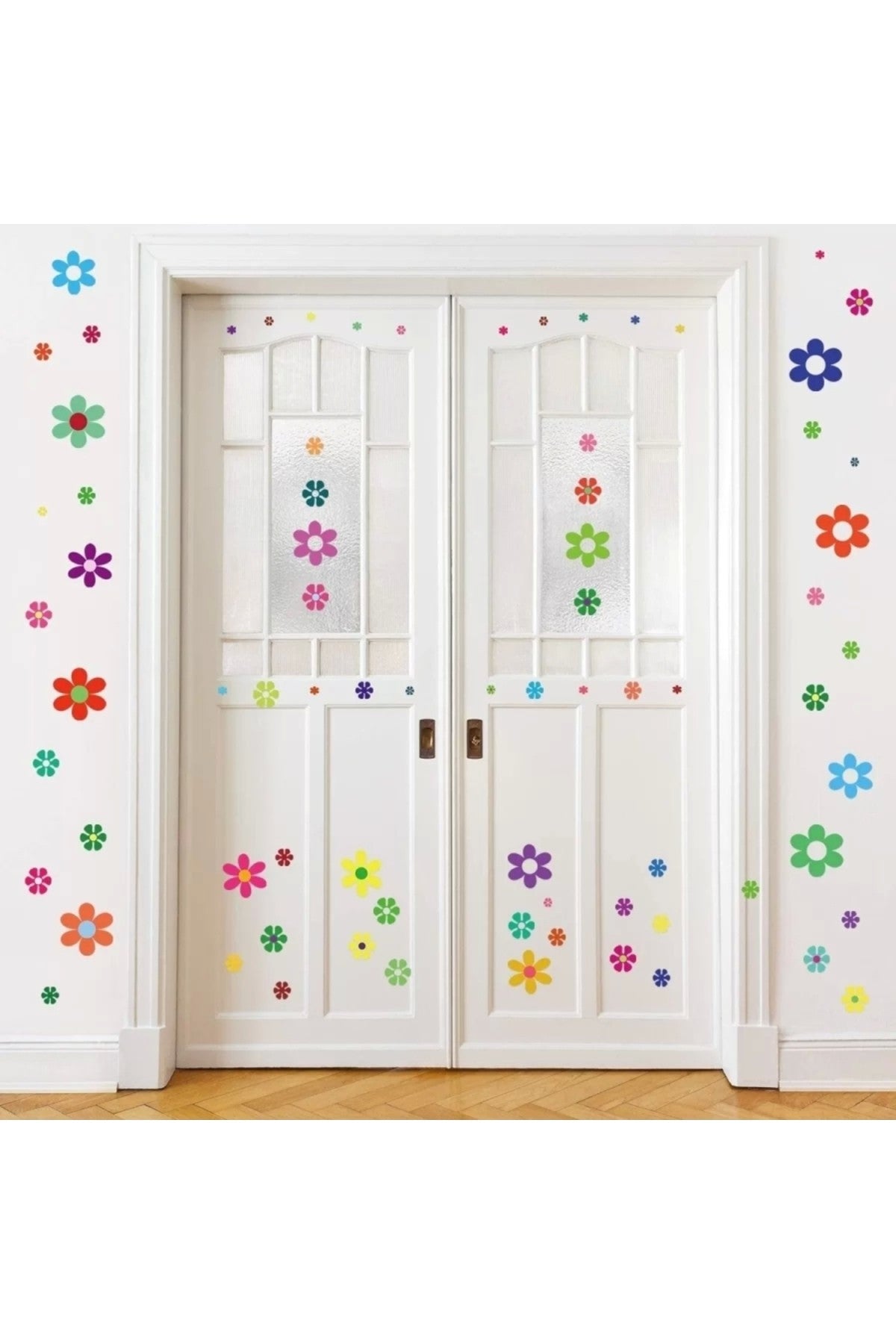 Büyük Sticker Duvar Sticker 2'li Set Karışık Sticker
