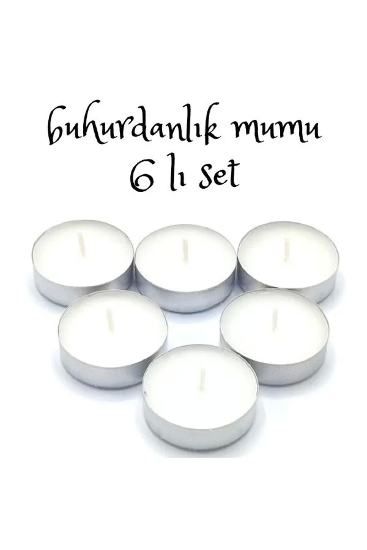 6'lı 4 Saat Yanan, Avrupa'dan Ithal, Bispol Tealight Mum