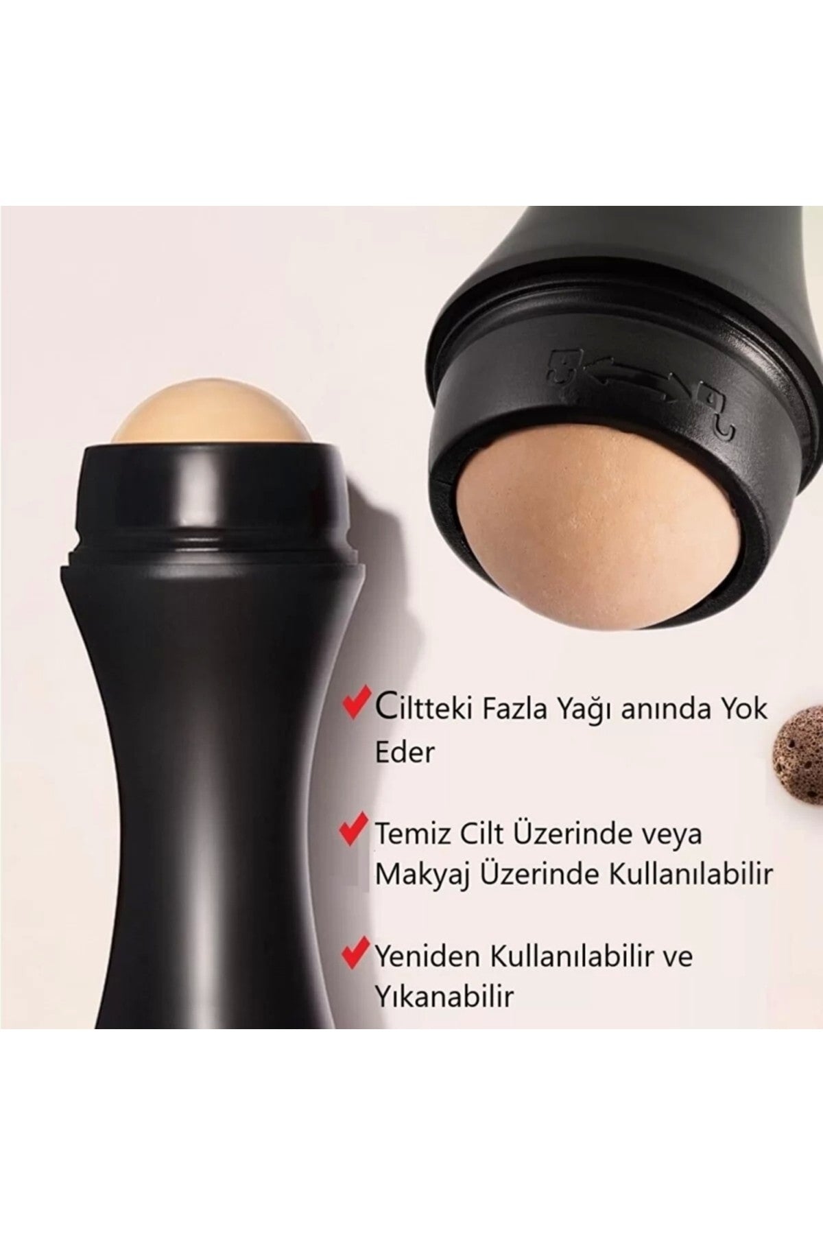 Volkanik Taş, Doğal Yağ Emici Ve Cilt Matlaştırıcı Gerçek Lav Taşı