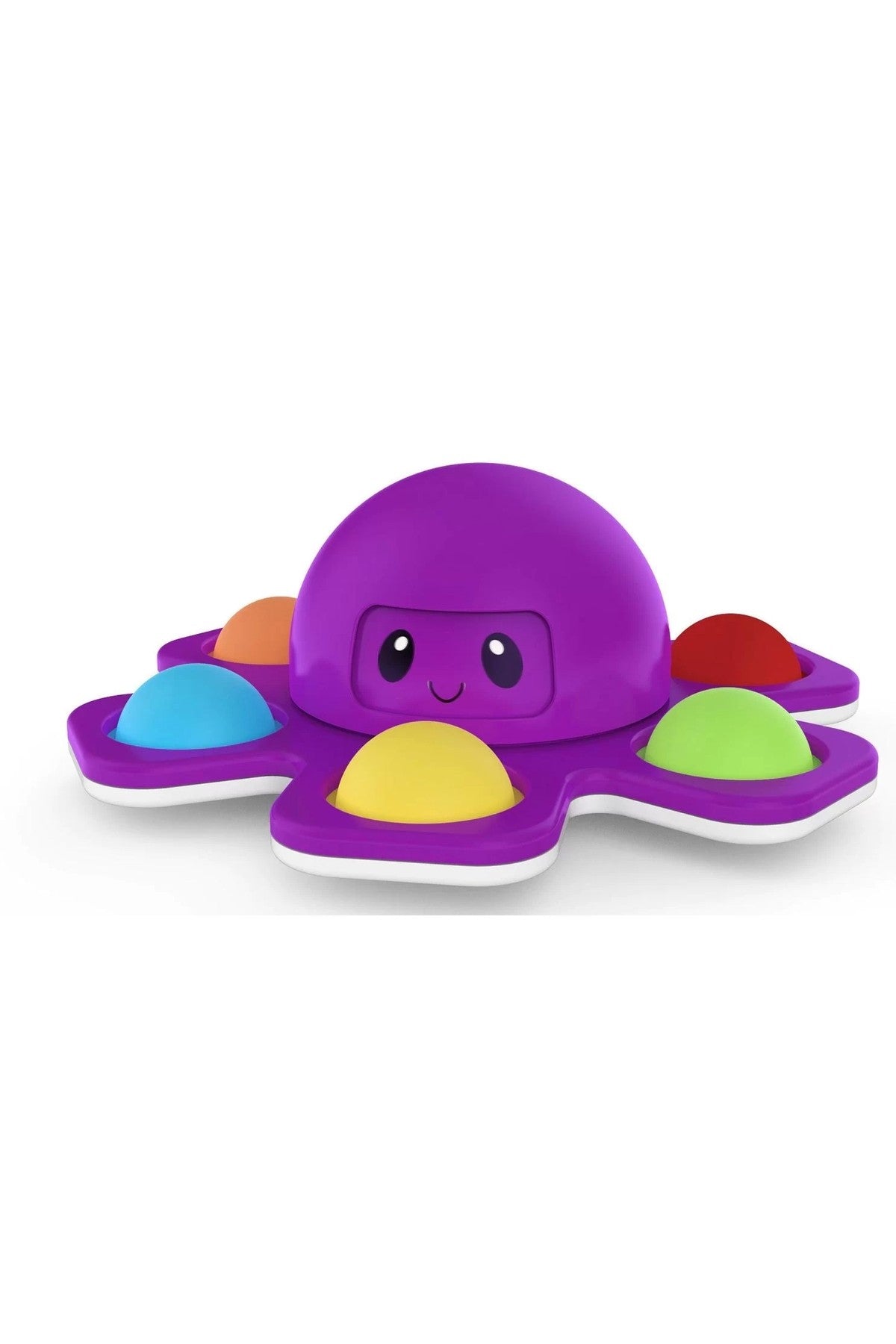 Yüz Değiştiren Ahtapot Popit Stres Çarkı Pop It Fidget ( 2 Li Set )
