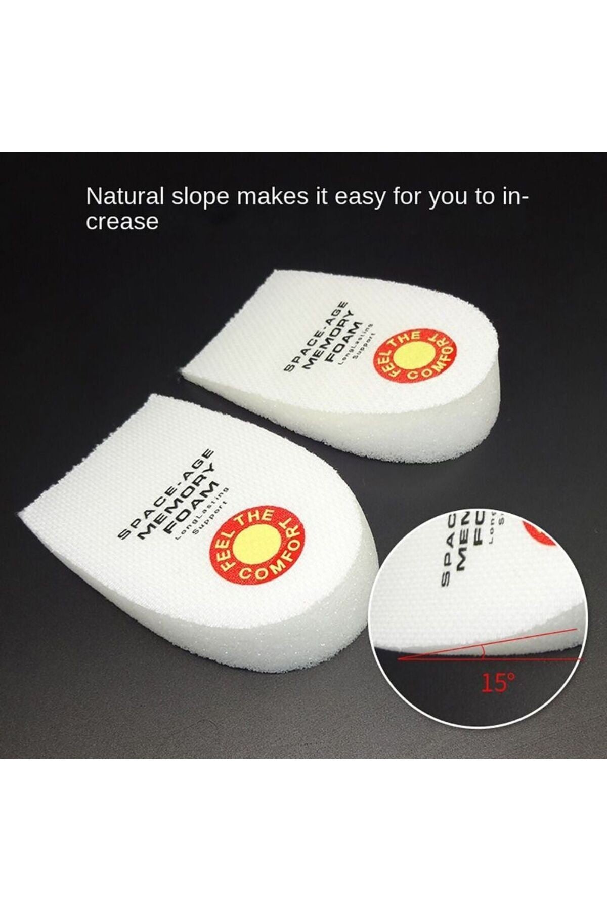 İthal , Memory Foam Ayakkabı Tabanlığı Topuk Yastığı Topuk Şokunu ve Basıncını Azaltır