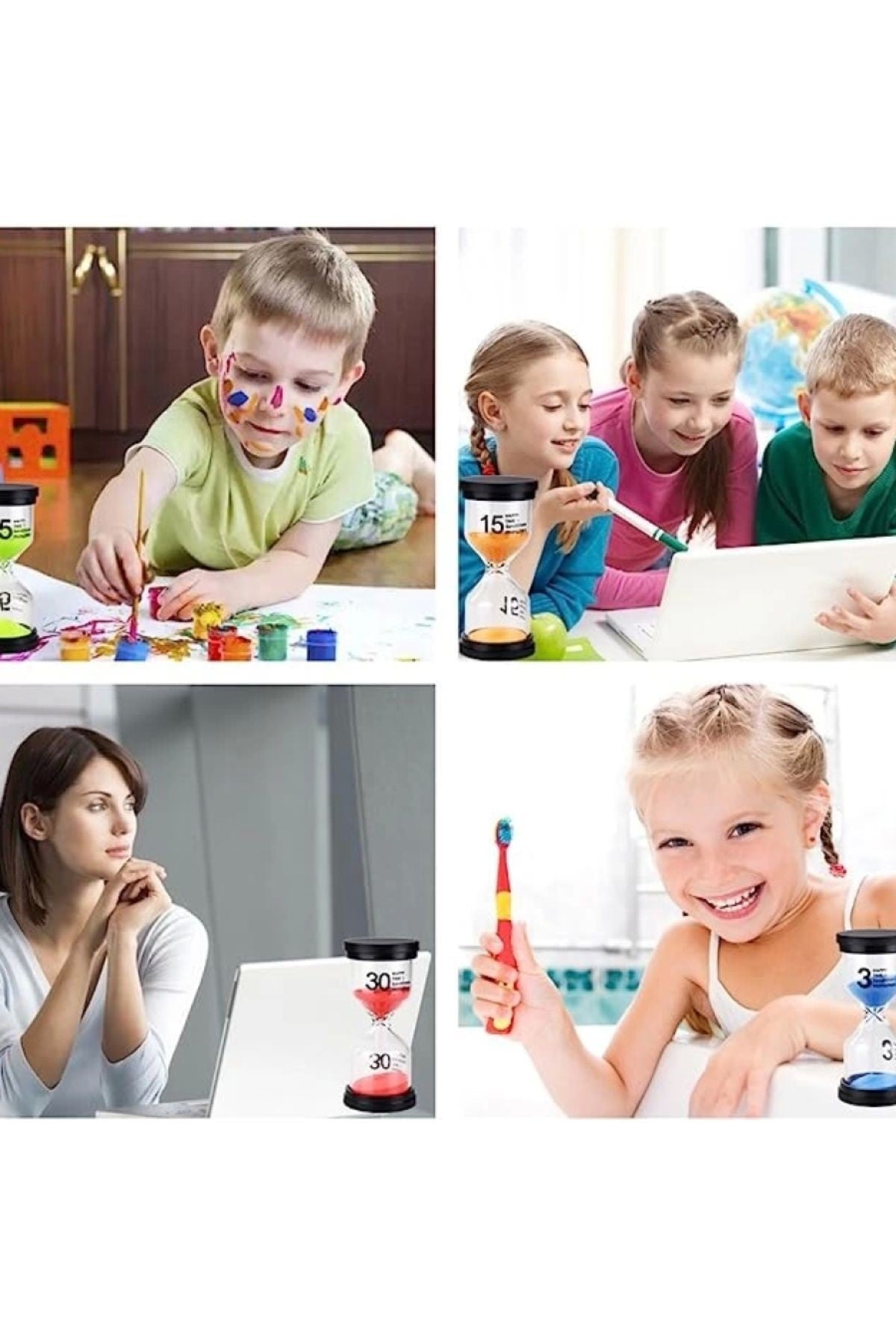 15 Dk Renkli Kum Saati