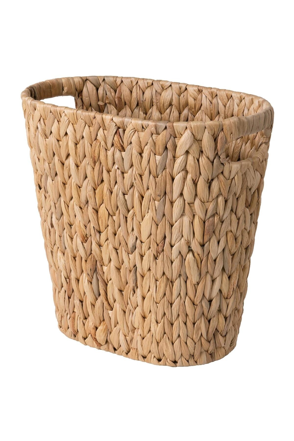 1 Adet Ankastre Kulplu Hasır Çöp Sepeti Yatak Odası,Dolap, Banyo Düzenleyici (33,5 cm*19cm*31.5 cm)