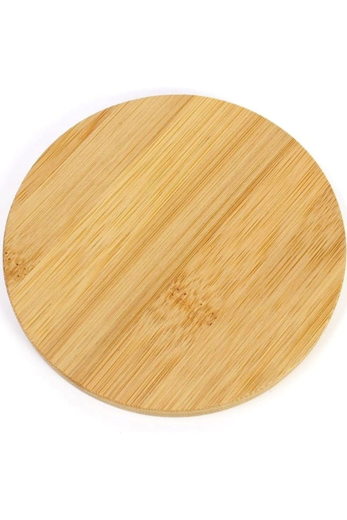 Bambu Kesme Tahtası Bambu Nihale Bambu Peynir Pizza Sunum Servis Tahtası 18 Cm