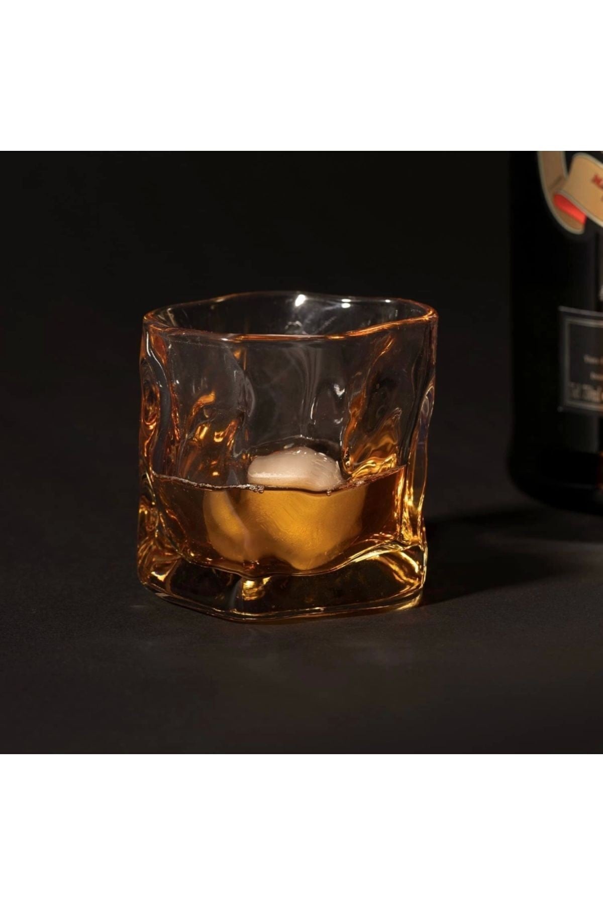 1 Adet 300 ml Halogramlı Bükülme Kehribar Iskandinav Tarzı Kola Kahve Sunum Bardak