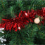 1 Adet 1.7 Metre Kırmızı Kalın Yılbaşı Püskül Süsü Tinsel Garland ,Süs t77