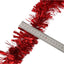 1 Adet 1.7 Metre Kırmızı Kalın Yılbaşı Püskül Süsü Tinsel Garland ,Süs t77