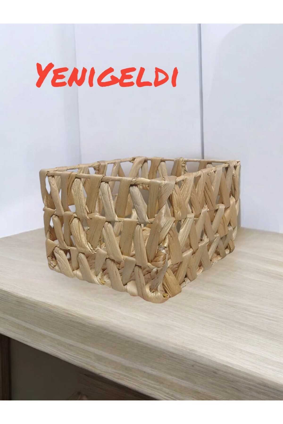(Y:15*U:23*G:19 CM) 1 Adet Hasır Sepet Düzenleme Ve Saklama Yen240023b