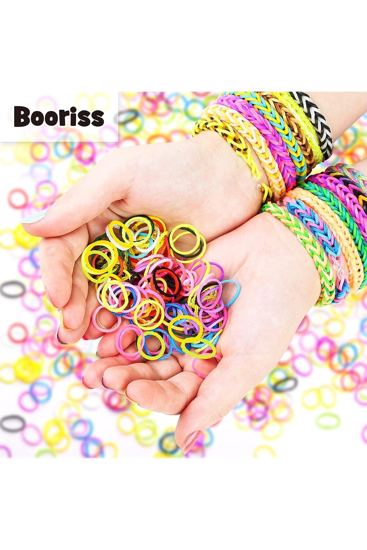 4 Paket Loom Band Bileklik Yapma Seti