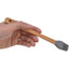 3 Adet 21 cm Pastel Renk Bambu Saplı Mini Silikon Pişirme Seti, ( Kaşık,Fırça,Spatula)