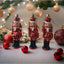 3 Adet Fındıkkıran Asker (7 CM) Nutcracker Çam Ağacı Süsü Yılbaşı Doğum Günü Parti Süslemeleri