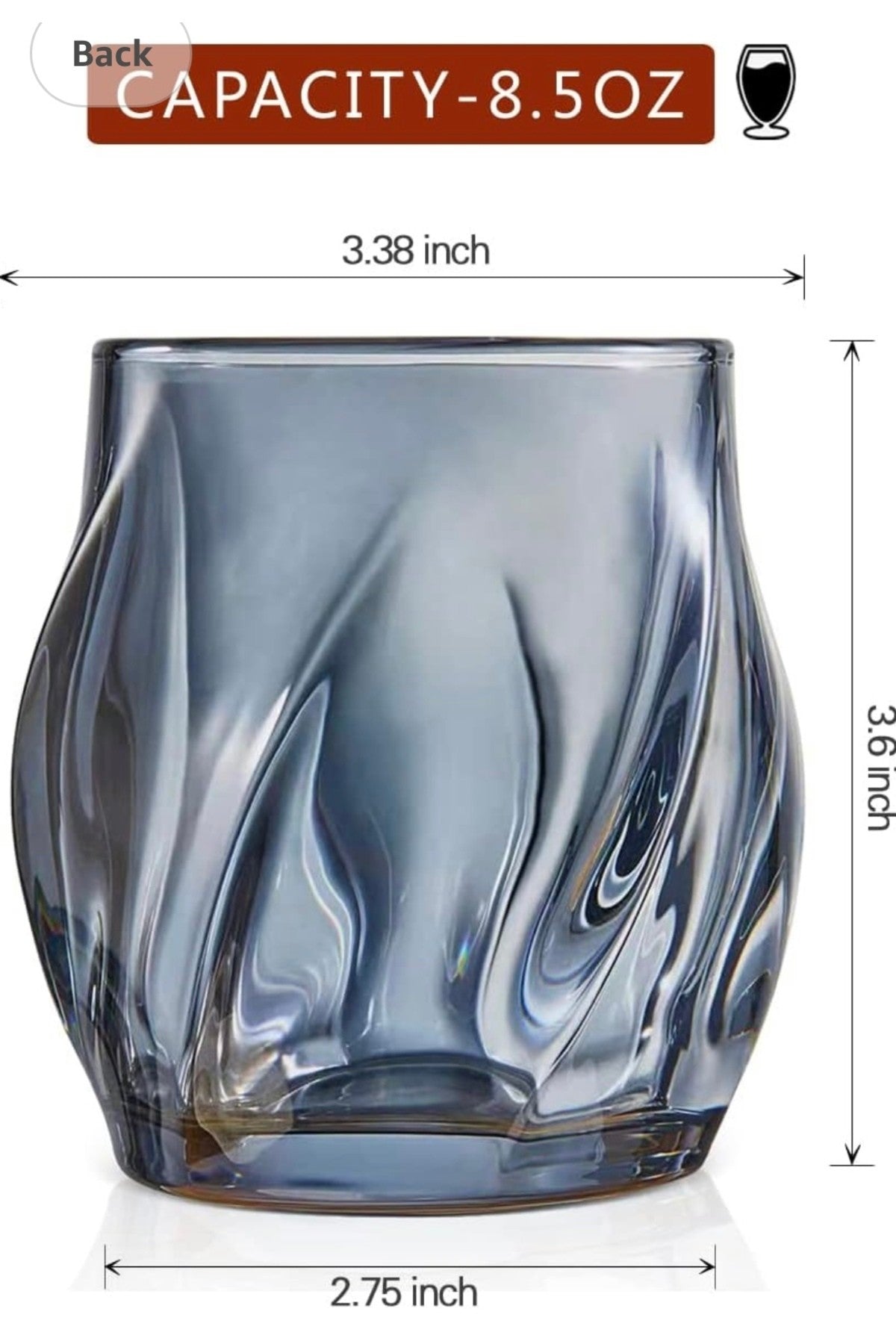 1 Adet t18 250 ml İskandinav Tarzı Bardak Viski Burbon Kokteyl Bardağı