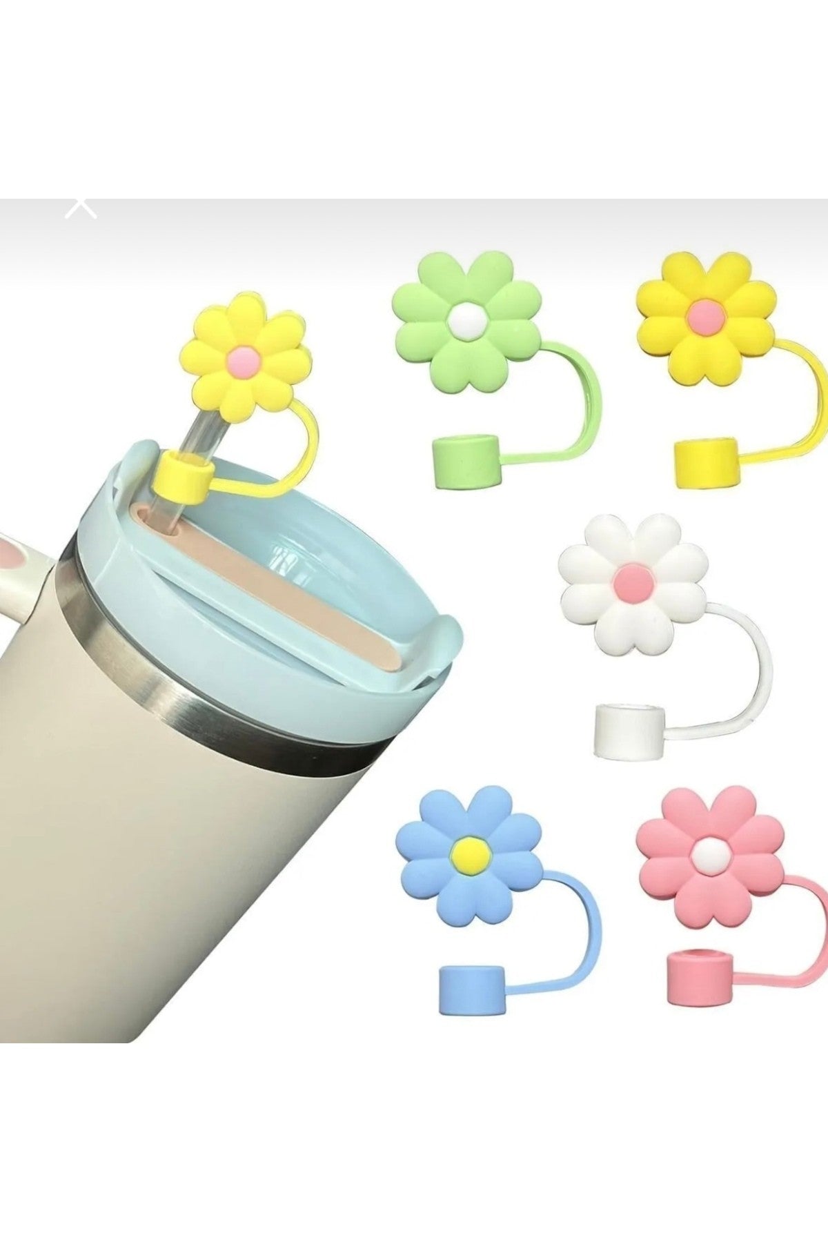 1 Adet 10 Mm Stnly Quencher Kupası Için Pipet Tıpası Kapağı Toz Böcek Sineklere Karşı Tapa Tıpa