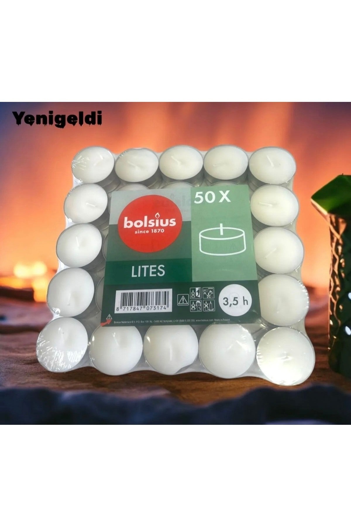 50 Li Buhurdanlık Tea Light Mumu , 4. Saat Yanan Mum , Difizör Mumu , Kokusuz Mum , Isıtıcı Mum