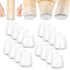 4 Adet ( 3cm-3,5cm ) Yarı Saydam Silikon Keçeli Sandalye Susturucu Sandalye Pabucu