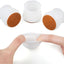 4 Adet ( 3cm-3,5cm ) Yarı Saydam Silikon Keçeli Sandalye Susturucu Sandalye Pabucu