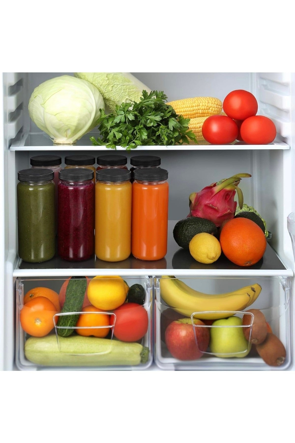 1 Adet (Pipet ve 2 Kapaklı) Cam Bardak , Hava Geçirmez Kapak, Meyve Suyu, Boba, Smoothie,