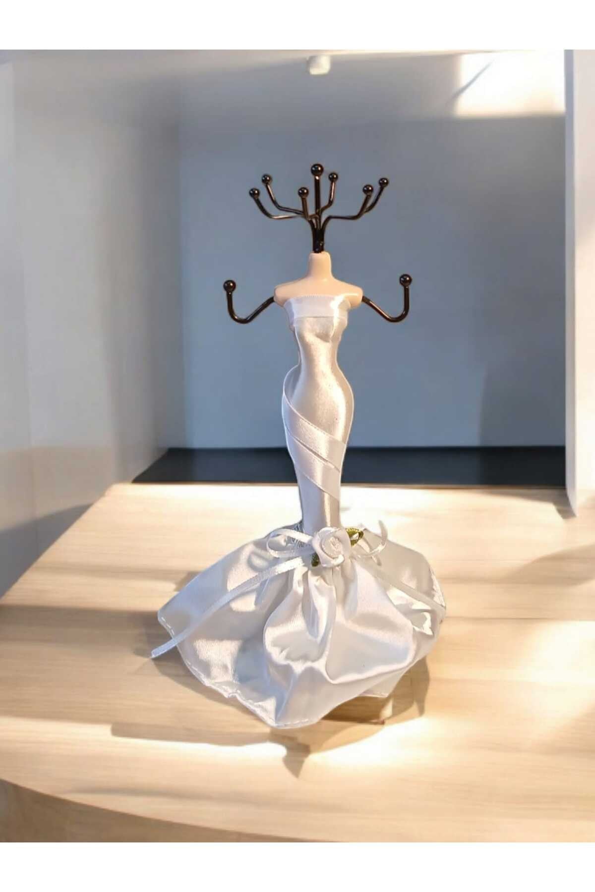 Karışık Renk (20 CM) Moda Heykel Şeklinde Takı Standı, Takılık, Küpelik, Takı Dolabı Düzenleyici