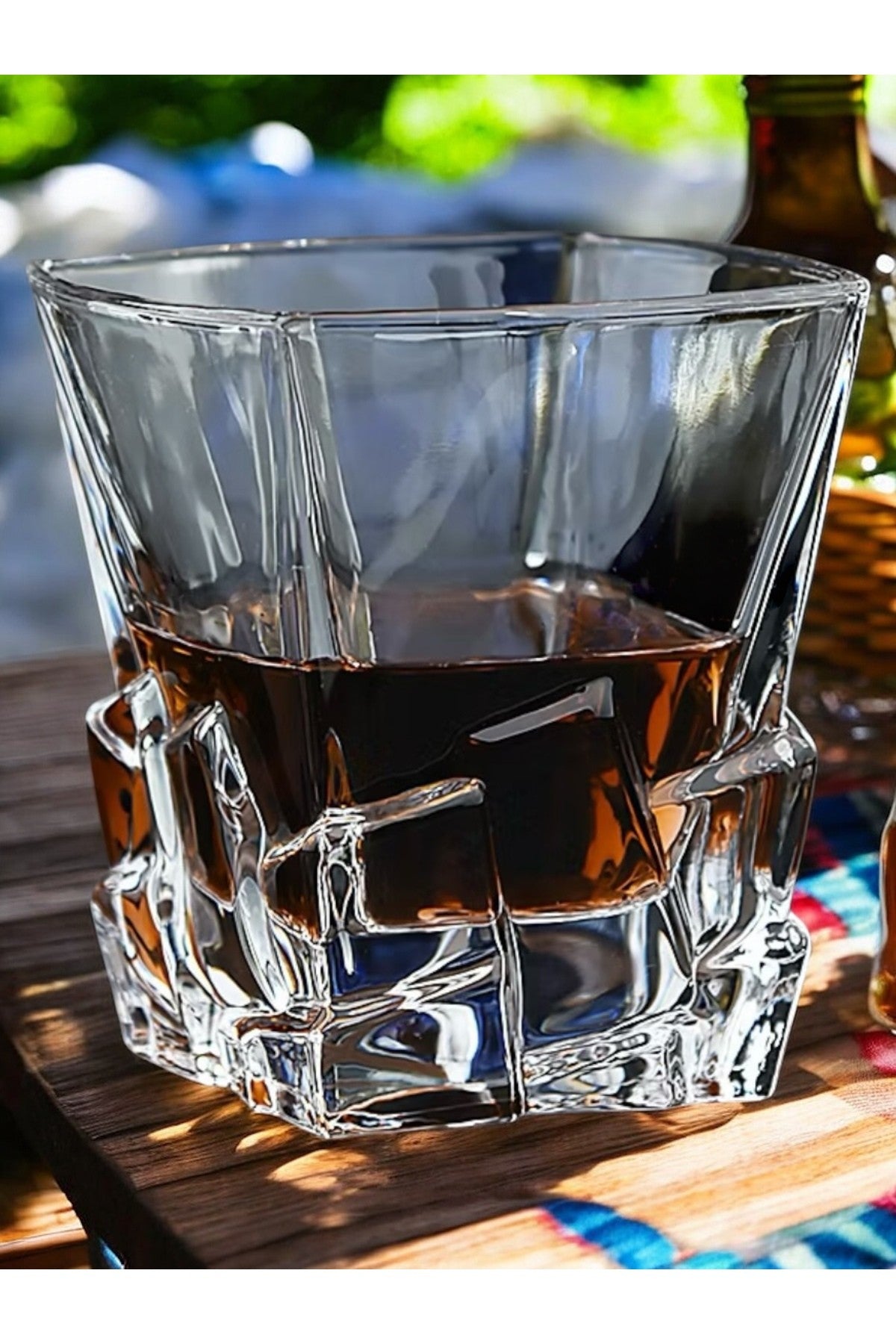 2 Adet Ağır Vintage Viski Burbon Kokteyl Bardak y91 Bardağı