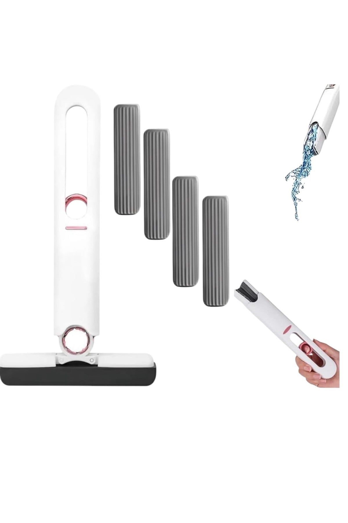 1 Adet Mini Mop ve 4 Adet Yedek Sünger