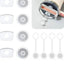 3 set ( 9 parça ) şeffaf 10 mm Pipetli 40 ve 30 oz Termos için Sızdırmaz Seti