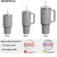 1 set ( 3 parça ) Gri10 mm Pipetli 40 ve 30 oz Termos için Sızdırmaz Seti