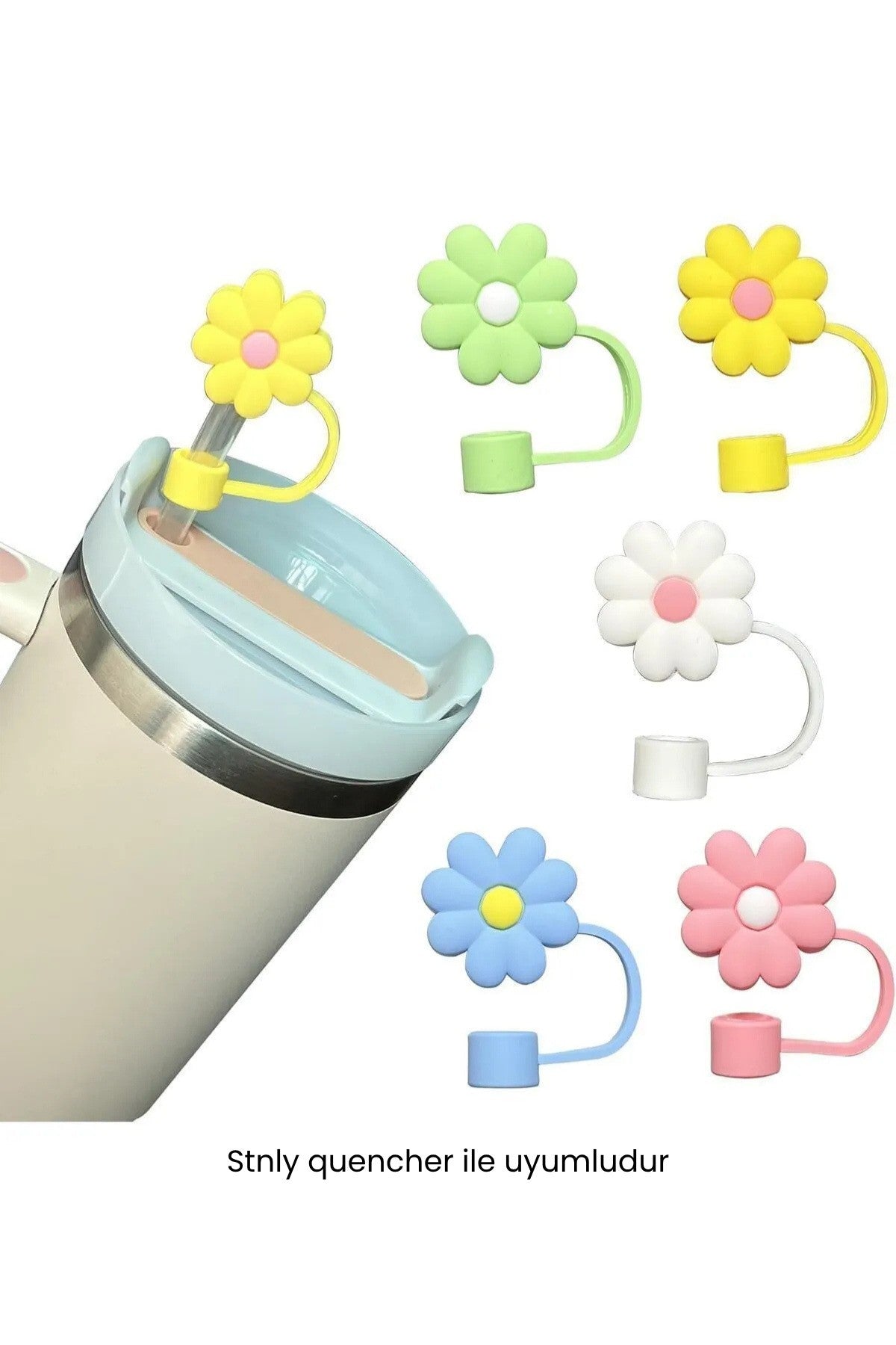 5 Adet 10 Mm Stnly Quencher ile uyumlu Pipet Tıpası Kapak Kapağı Toz Böcek Sineklere Karşı Tapa Tıpa
