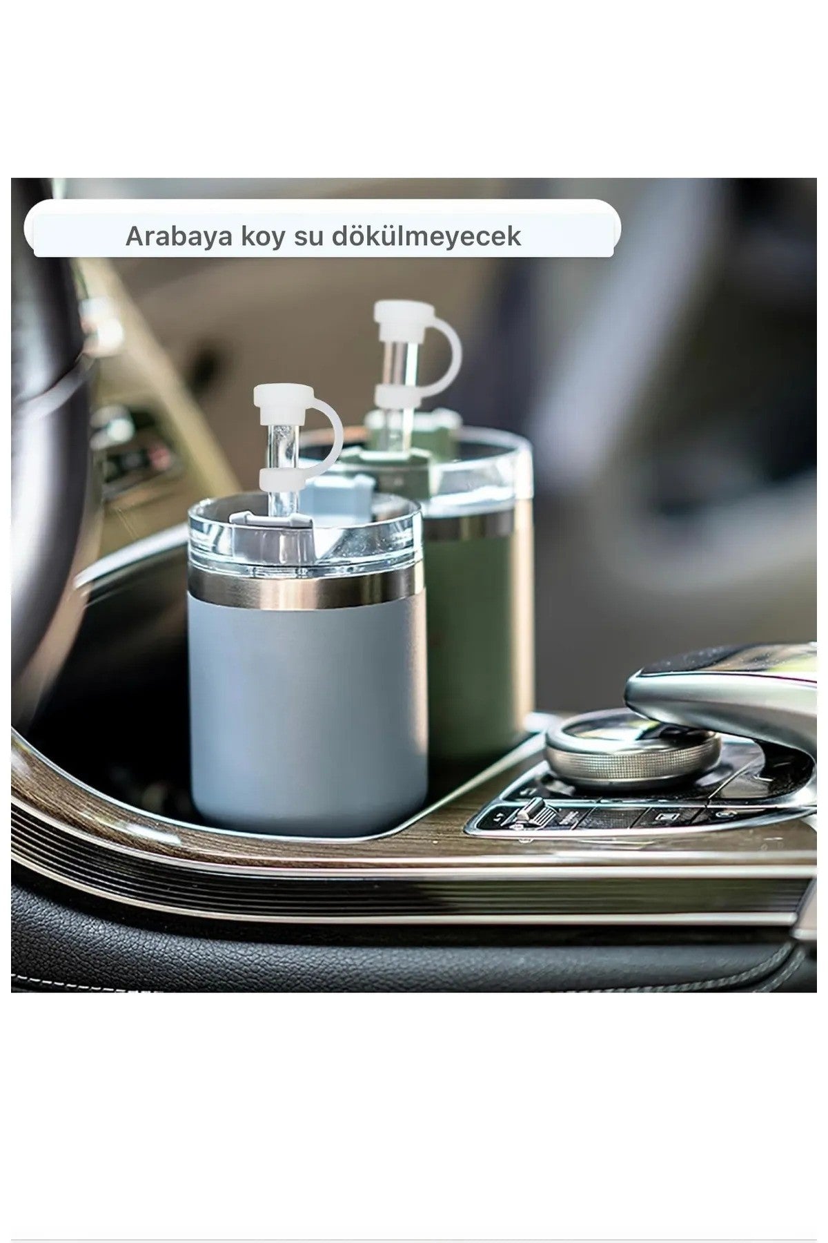 1 Set Şeffaf Stanly Quencher için Silikon Dökülmeye Dayanıklı Sızdırmaz Seti