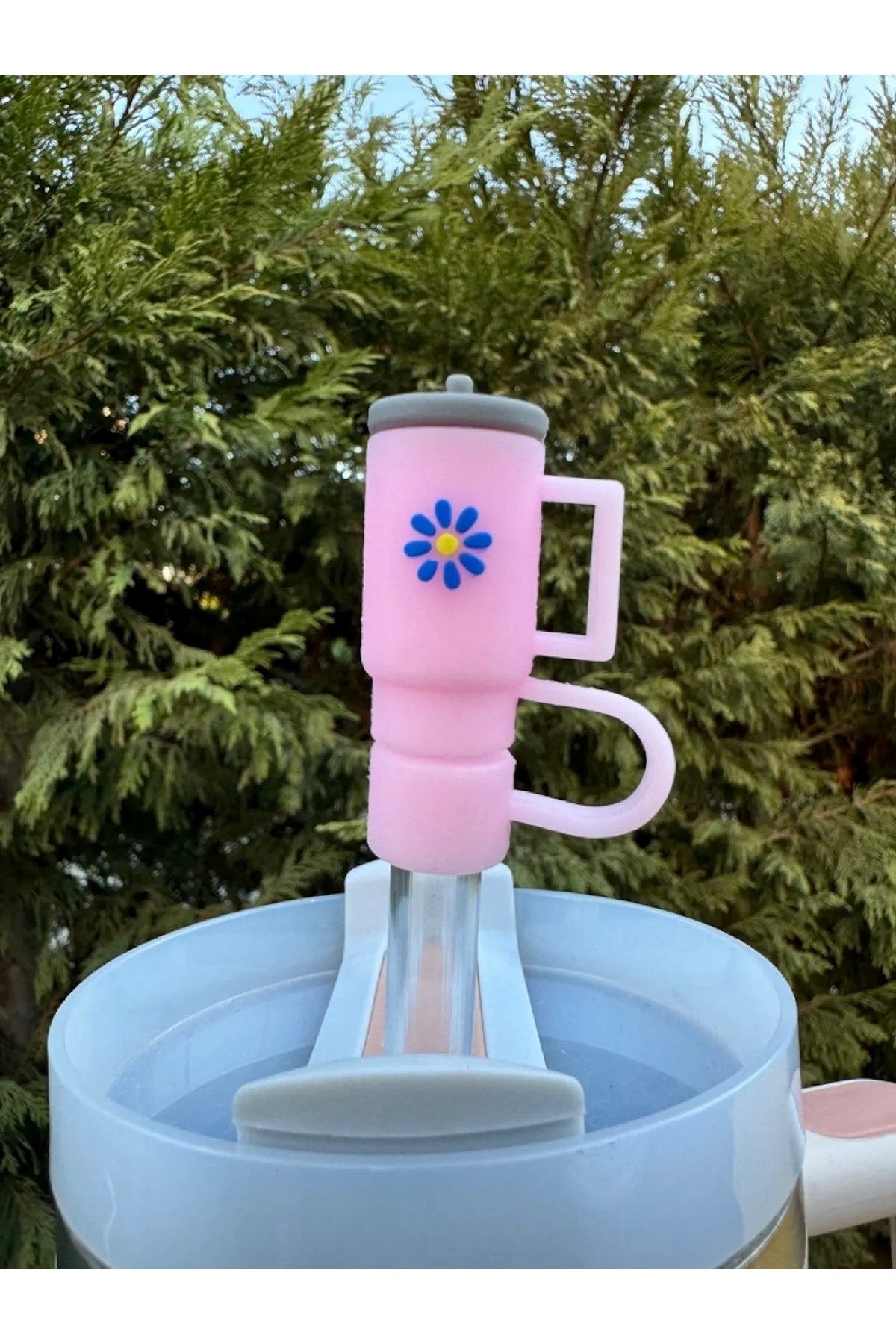 1 Adet Pembe Termos (10MM) Pipet Tıpası/ Pipet Tıpası