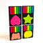 Renkli Şekilli Yapışkan Not Kağıdı 4’lü Post-it + Sayfa Ayraçları Post it