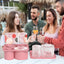 Quencher ve İceflow Uyumlu 20-30-40 Oz Aksesuar 4 Bölmeli Kapaklı Silikon Buz Kalıbı