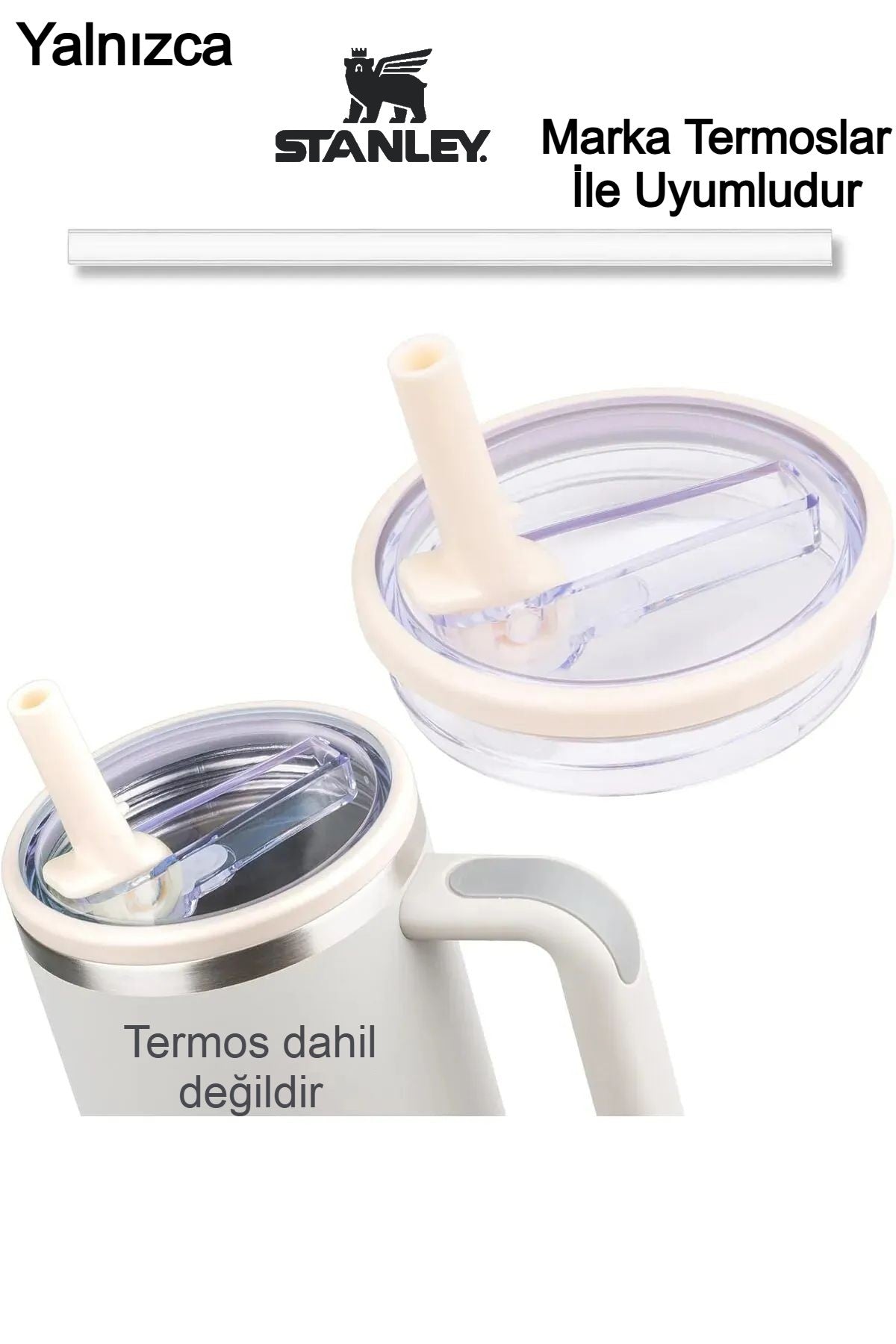 Stanley Quencher 40 Oz Pipetli Termos Sızdırmaz Kapak Sızdımaz Seti