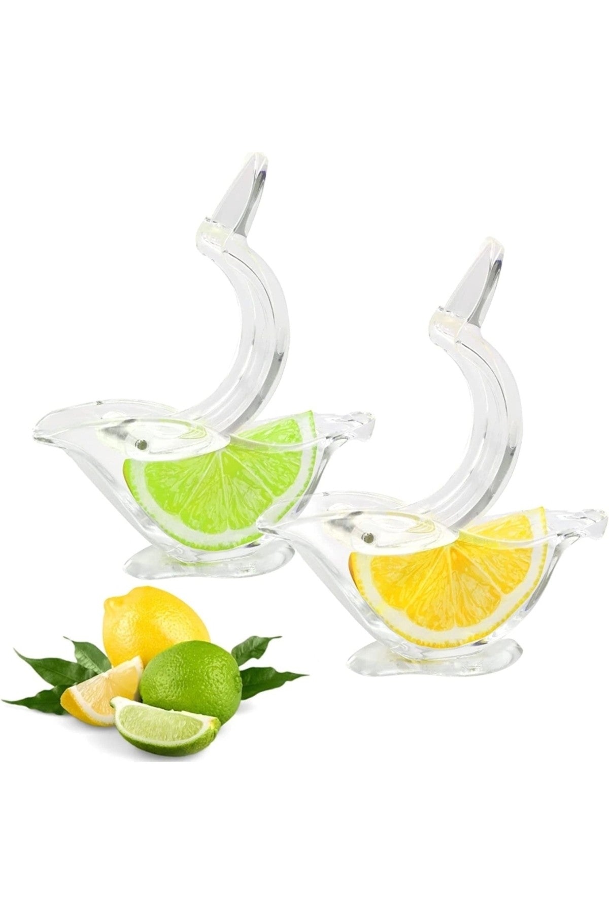 Şeffaf Akrilik Kuş Limon Dilimi Sıkacağı Çay Salata Ihlamur Vs. Için Limon Sıkacak Lemon Squeezer