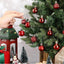 LED Peri Gün Işığı + 12 Adet 3 cm ( Değişik Modeller)Kırmızı Yılbaşı Topu Noel Yılbaşı Parti