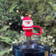 Termos Uyumlu Noel Baba Aksesuar/ Yılbaşı Konseptli Pipet Koruyucu/ Pipet Kılıfı/ Pipet Tıpası
