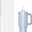 6 Adet 30 cm Stanly Quencher Uyumlu TRİTAN Pipet Ve 1 Adet Temizleme Fırçası