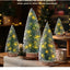 16 cm 3 Kademeli LED Yılbaşı Ağacı – Kendinden Gün Işıklı ve 6 Hediye Kutusu Süs