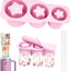 Stanly Quencher Uyumlu Pembe Yıldız Buz Kalıbı + 30cm Tritan Yedek Pipet BPA Free Silikon