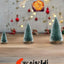 LED Peri Gün Işığı + 3’lü Yılbaşı Ağacı Seti ( Karışık Renk ) Mini Çam Ağaçları