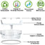 Quencher 40 Oz 1.18 LT Uyumlu Pipetli Termos Kapak - Kapak Quencher Lid