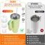 Stanly Quencher Uyumlu Pembe Yıldız Buz Kalıbı + 30cm Tritan Yedek Pipet BPA Free Silikon