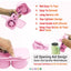 Stanly Quencher Uyumlu Pembe Yıldız Buz Kalıbı + 30cm Tritan Yedek Pipet BPA Free Silikon