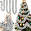 1adet Yılbaşı 1.80 m Gümüş Püskül Tinsel Garland Ağaç Süsü