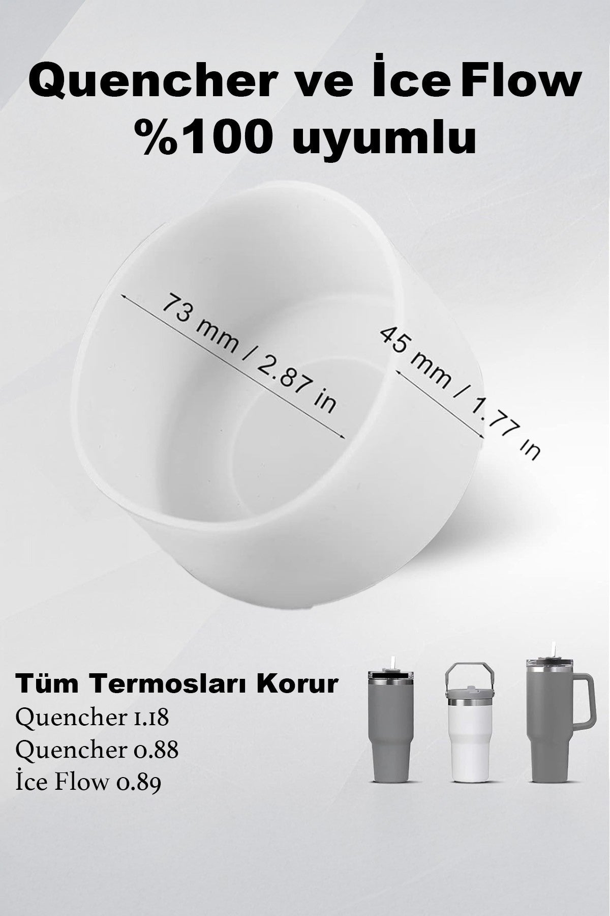 Pipetli Termos 1,18 L Uyumlu Sızdırmaz 3lü Set 1 Adet BPA İçermez Gıdaya Uygun