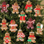 6 Adet (4,5-5 cm ) Noel Süsü Seti Kurabiye Adam Yılbaşı Ağacı Süsü Gingerbread Hediye Ornament