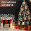 6 Adet (4,5-5 cm ) Noel Süsü Seti Kurabiye Adam Yılbaşı Ağacı Süsü Gingerbread Hediye Ornament