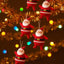 6 Adet Noel Baba Yılbaşı Ağacı Süsü