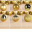12'li Gold 6 Cm Yılbaşı Topu, Çam Ağacı Topu, Süs Topu