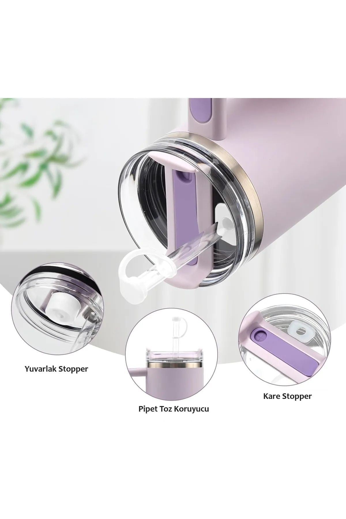 Quencher H2.0 30/40 Oz Uyumlu 3 Parça Sızdırmaz Silikon Set